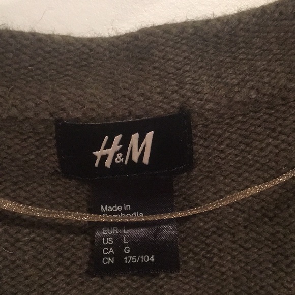 H&M Olive Green Jacket - Picture 3 of 5